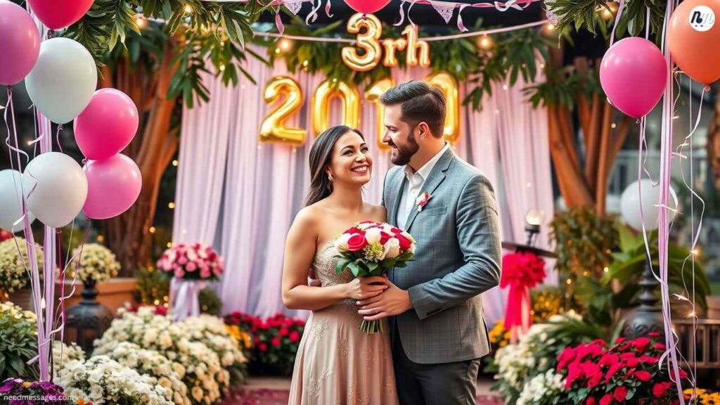 3rd Wedding Anniversary Wishes for Wife
