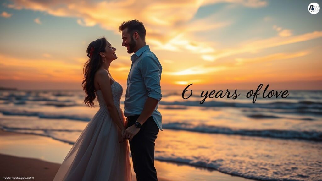 6th Wedding Anniversary Wishes for Wife
