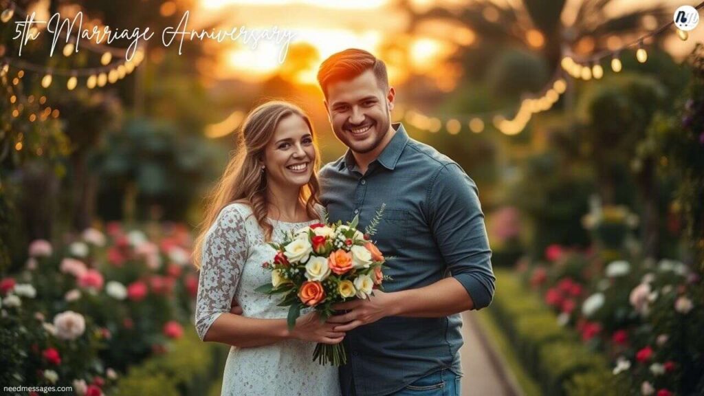 Fifth Anniversary Wishes for Husband