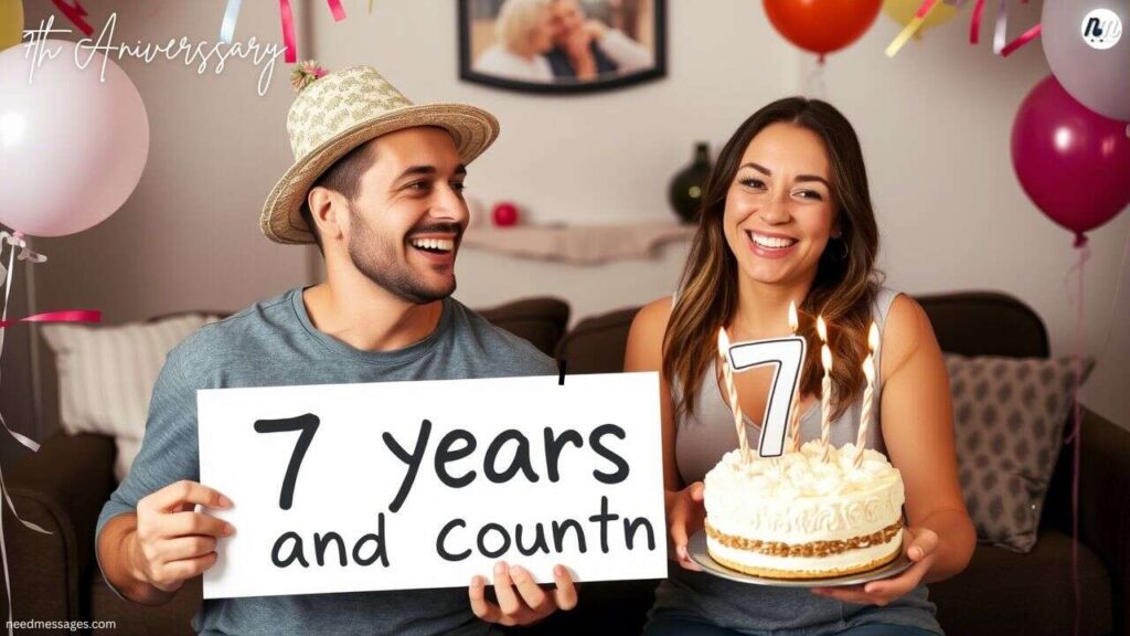 Humorous 7-Year Anniversary Wishes