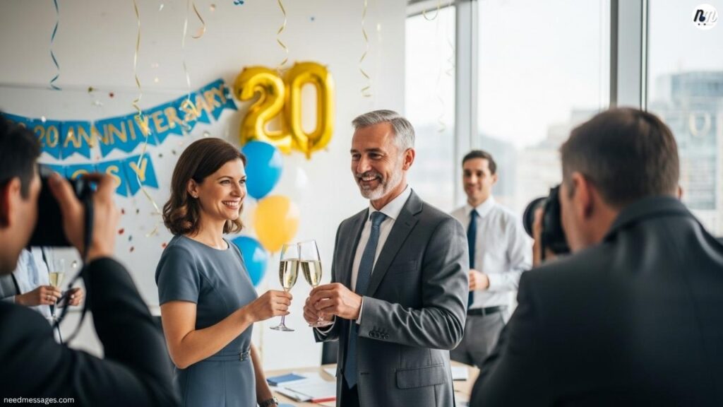 20 Year Work Anniversary Quotes For Colleague