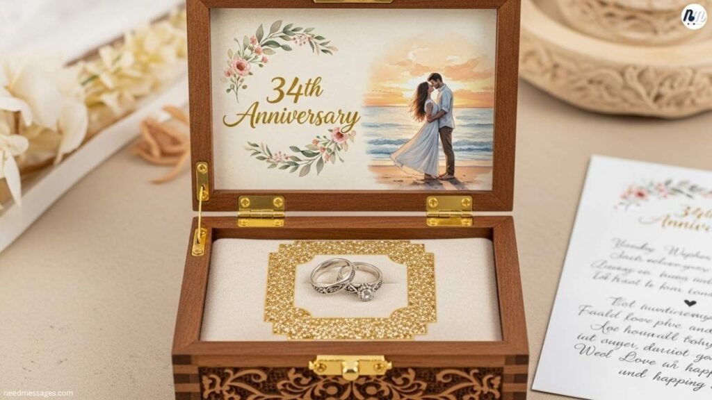 34th Wedding Anniversary Gift