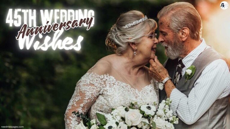 45th wedding anniversary wishes