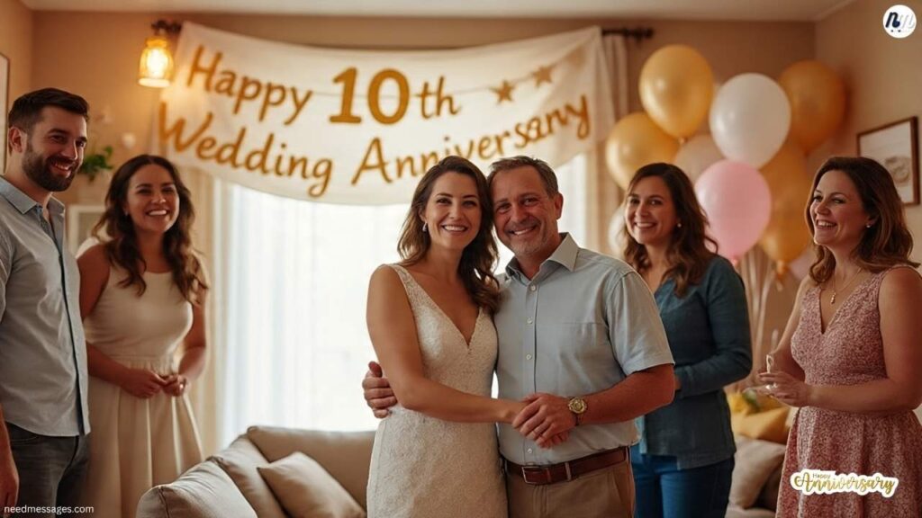 Happy 10th Wedding Anniversary Quotes For Friends & Family