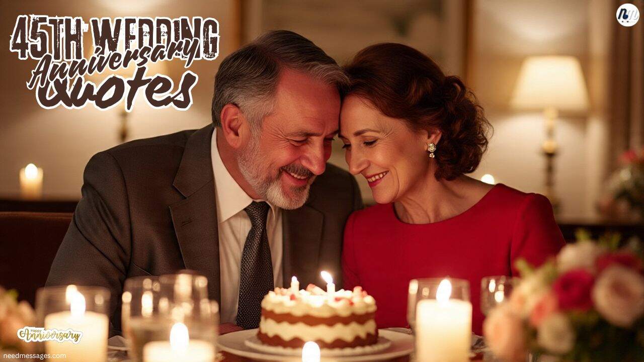 happy 45th wedding anniversary